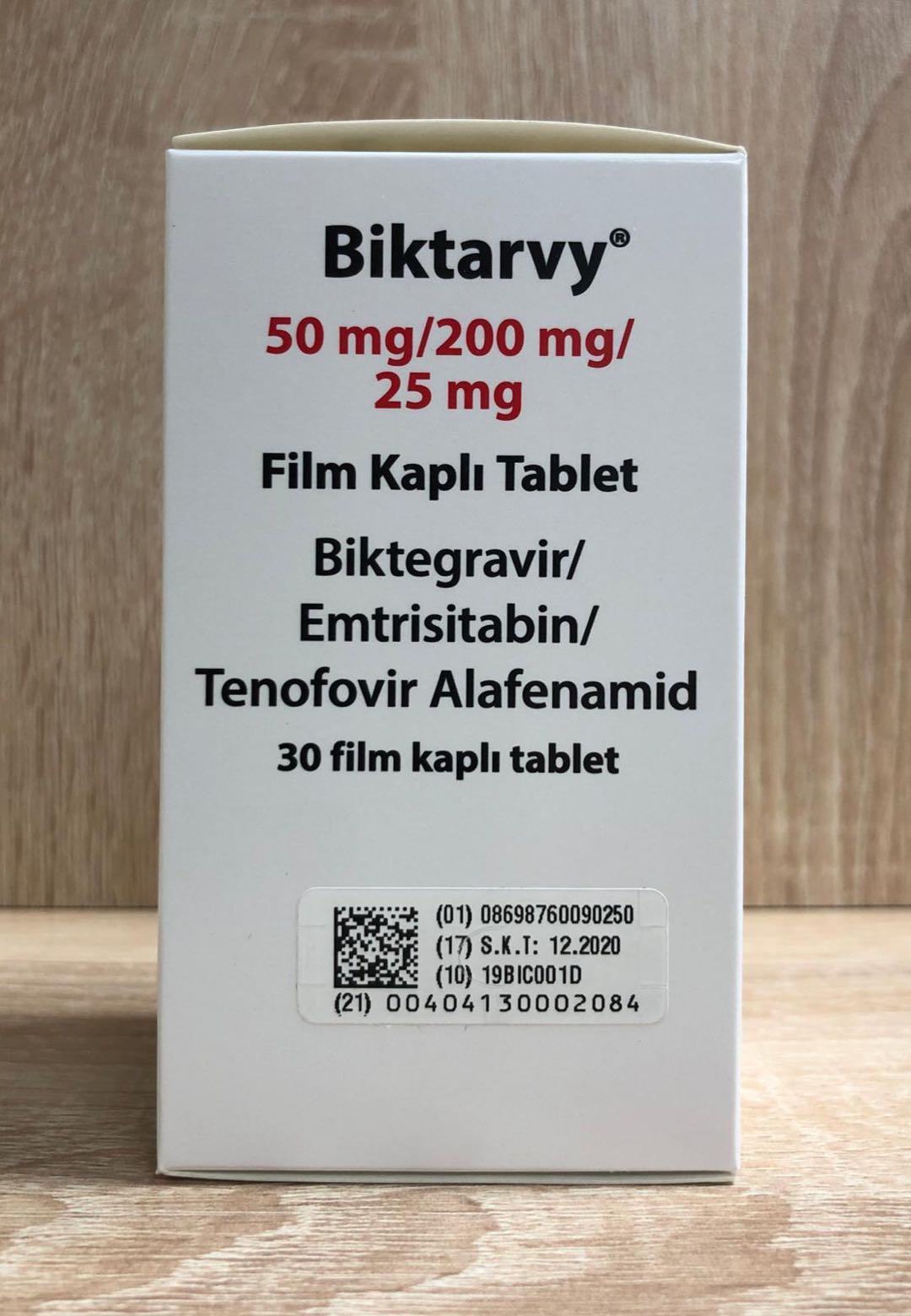 biktarvy 50mg 200mg 25mg